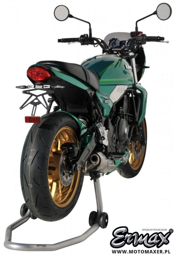 Aluminiowy uchwyt tablicy rejestracyjnej ERMAX PLATE HOLDER Kawasaki Z650RS 2022 - 2025