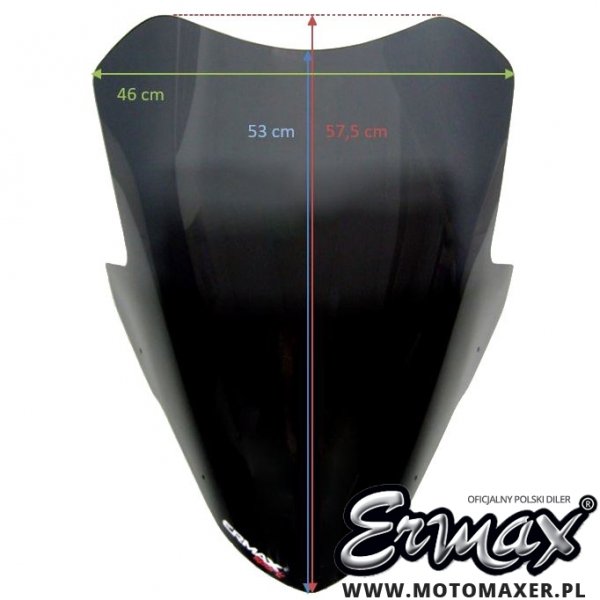 Szyba ERMAX SCOOTER SPORT 53 cm Honda PCX 125 2021 - 2023