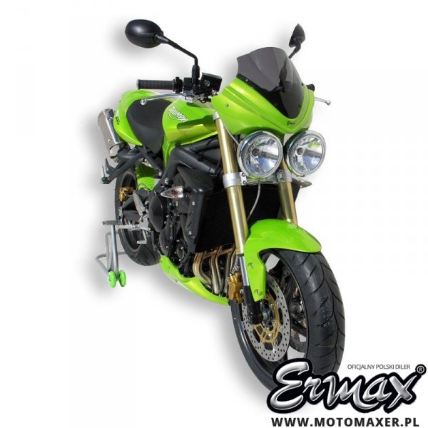 Szyba / owiewka ERMAX NOSE FAIRING 25 cm Triumph Street Triple 675 2008 - 2011