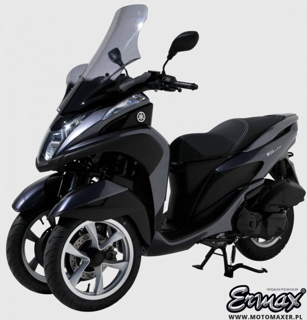 Szyba ERMAX SCOOTER HIGH z osłonami na ręce 66 cm YAMAHA Tricity 125 / 155 ccm 2014 - 2024
