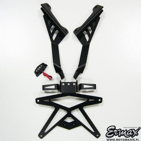 Aluminiowy uchwyt tablicy rejestracyjnej SUP13 ERMAX PLATE HOLDER Honda CBR 650R 2021 - 2023