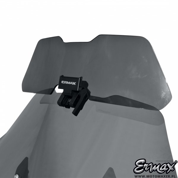Deflektor motocyklowy regulowany ERMAX 37 cm x 12 cm uniwersalny CLIP BIG