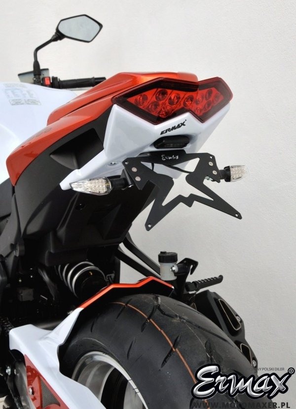 Uchwyt tablicy rejestracyjnej ERMAX PLATE HOLDER Kawasaki Z1000 2010 - 2013