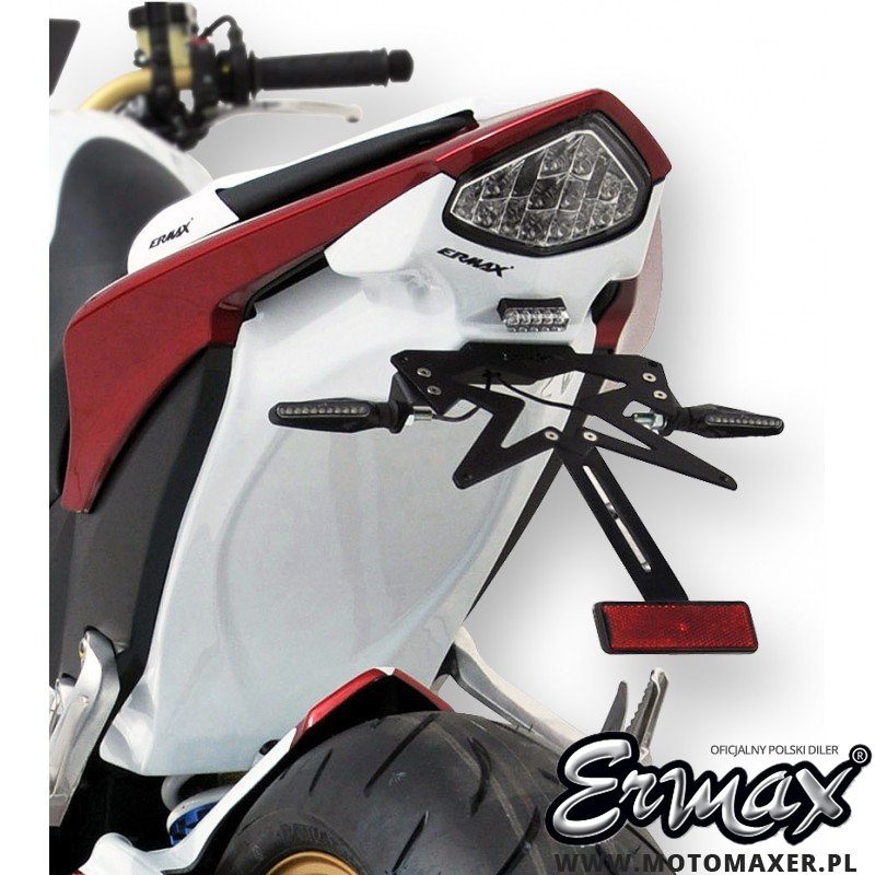 Mocowanie rejestracji + wypełnienie zadupka ERMAX UDT FENDER ELIMINATOR Honda CB1000R 2008 - 2017