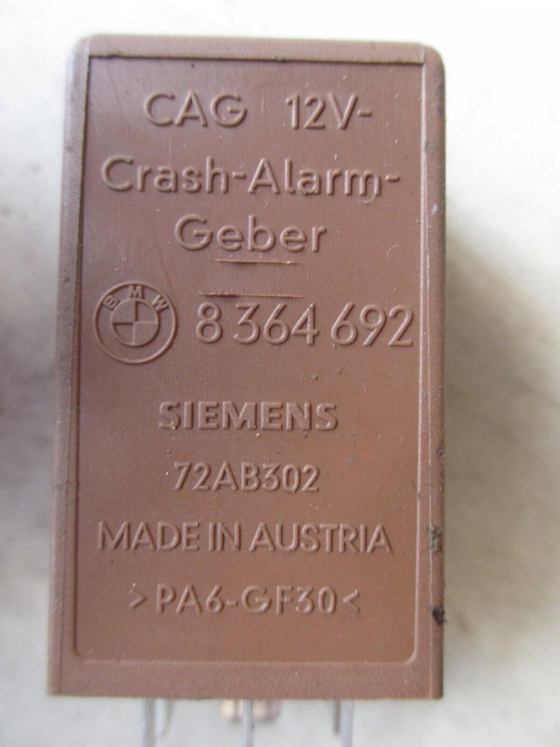 PRZEKAŹNIK CASH-ALARM BMW Z3 8364692  