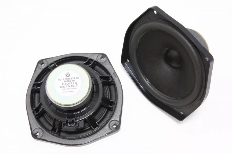 GŁOŚNIK NISKOTONOWY BASOWY BMW Z4 E85 E86 4 OHM 6915839 PRZEDNI 