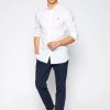 Lacoste koszula męska biała CH2668-001