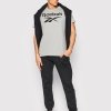 Reebok t-shirt męski szary bawełna Big Logo Tee HD4219