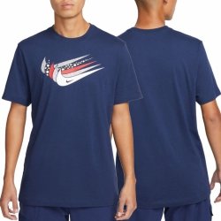 Nike t-shirt koszulka męska sportowa granatowa DN5243-410