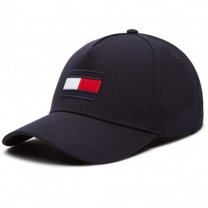 Tommy Hilfiger czapka z daszkiem unisex granatowa AM0AM06585-DW5