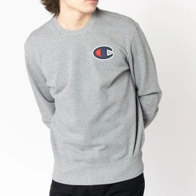 Champion bluza męska szara 214189-S20-EM006