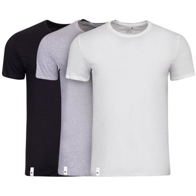 Lacoste t-shirt męski mix komplet 3 szt. bawełna TH3451-00-BXY
