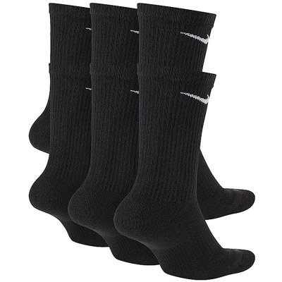 Nike skarpety czarne wysokie 6 par Cotton Cushioned Dri-Fit SX6897-010