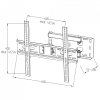 UCHWYT DO TV LCD/LED 22-55 35KG AR-53 ART reg. pion i poziom