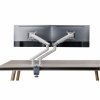 UCHWYT BIURKOWY GAZOWY DO 2 MONITORÓW LED/LCD 17-32 L-20GD ART 2-9kg 2xUSB 3.0 PREMIUM ALU