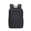 RIVACASE PLECAK NA LAPTOP 15,6 CENTRAL, CZARNY, 15L, Z POLIESTRU, KIESZENIE NA TABLET 10,1, SMARTFON, DOKUMENTY I AK