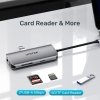 UNITEK AKTYWNY HUB USB-C 2X HDMI 4K, RJ45, PD 100W