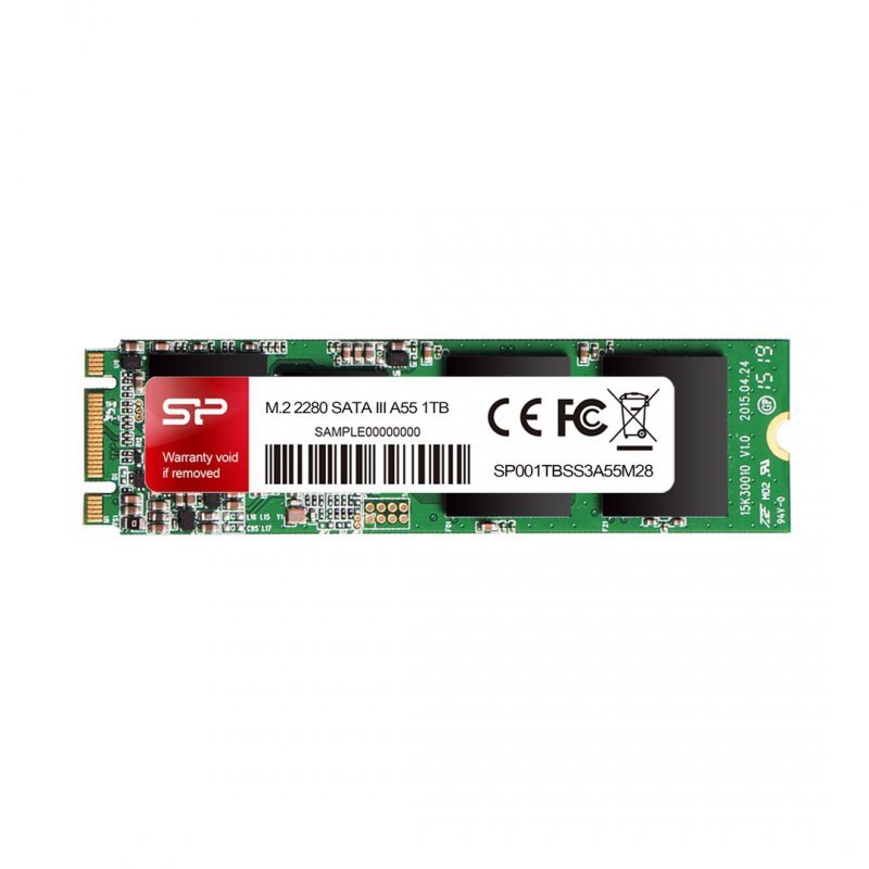 Dysk SSD Silicon Power Ace A55 1TB M.2 SATA III 560/530 MB/s (SP001TBSS3A55M28)