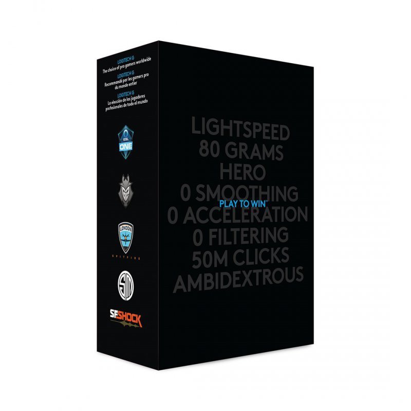 Logitech G Pro Wireless myszka Oburęczny RF Wireless Optyczny 25600 DPI