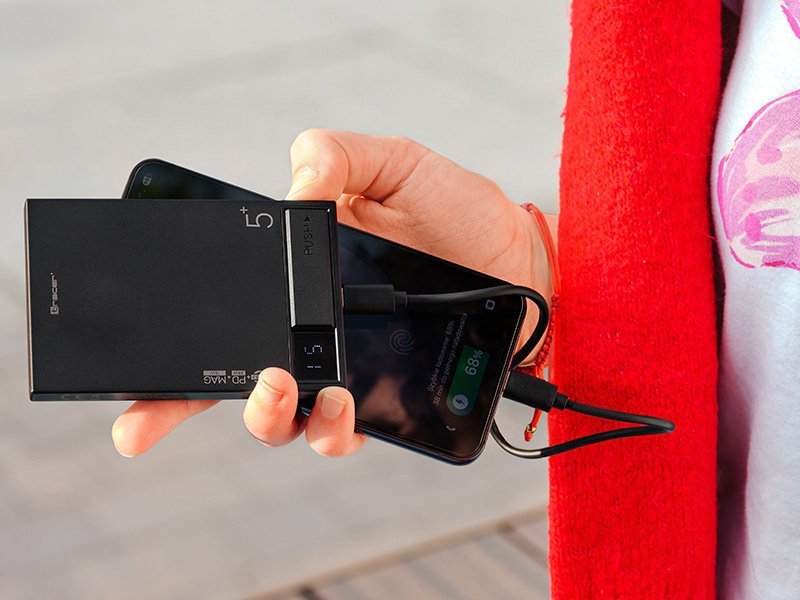 Power bank TRACER AirMag1 5000mAh PD20W+15W Mag