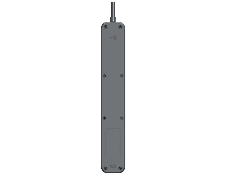 Listwa zasilająca antyprzepięciowa TRACER Power Line+ 1,8 m Graphite (5 gniazd)