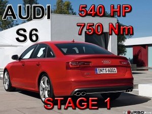 Audi S6 STAGE 1 - 540 HP / 750 Nm PAKIET MOCY