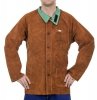 WELDAS-Lava Brown™ skórzana kurtka spawalnicza z dwoiny bydlęcej 44-7300 