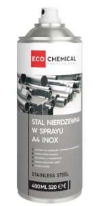 A4 INOX Stal nierdzewna w sprayu 400 ml