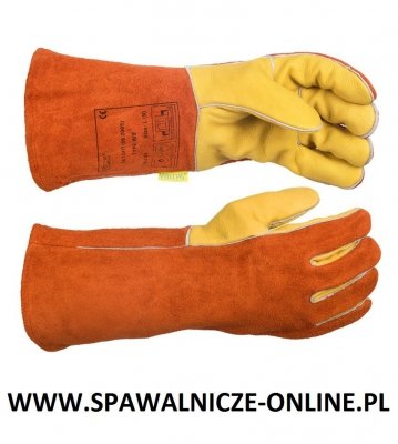 WELDAS-Rękawica spawalnicza z dłonią wykonaną z licowej skóry wołowej 10-2150  (5 PAR)
