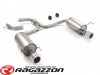 Tłumik końcowy podwójny RAGAZZON 102mm sportowy wydech Alfa Romeo 159 1.9 JTS