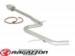 Katalizator metaliczny + tłumik środkowy przelotowy RAGAZZON Volkswagen Golf V 1.4 TSI sportowy wydech