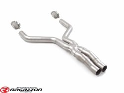 Tłumik środkowy Maserati GranTurismo Mk2 Modena 3.0 V6 RAGAZZON sportowy wydech