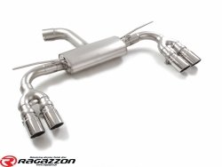 Podwójny tłumik końcowy Cupra Leon 2.0TSI 180kW RAGAZZON STEEL sportowy wydech