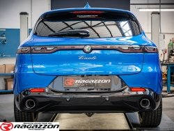 Tłumik końcowy przelot Alfa Romeo Tonale 1.5T MheV RAGAZZON STAL sportowy wydech