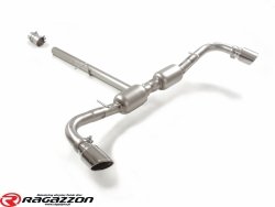 Tłumik końcowy 95 mm Alfa Romeo Tonale 1.5T MheV RAGAZZON STAL sportowy wydech