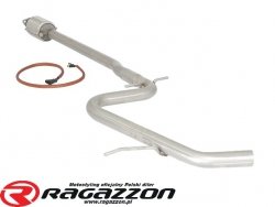 Katalizator metaliczny + tłumik środkowy przelotowy RAGAZZON Volkswagen Golf V 1.4 TSI sportowy wydech