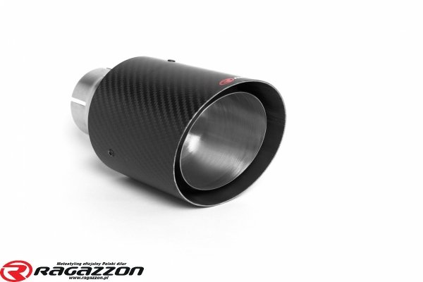 Tłumik końcowy z zaworem Maserati Grecale 2.0 GT / Modena RAGAZZON CARBON sportowy wydech