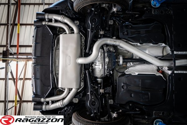 Tłumik końcowy CAT-BACK z zaworem Cupra Formentor VZ5 2.5TSI 4Drive RAGAZZON STAL sportowy wydech