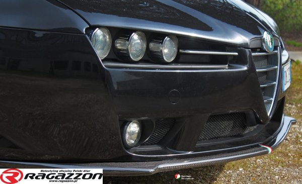 Dokładka zderzaka front lip splitter STILE ITALIA CARBON Alfa Romeo Brerra / Spider 2006 - 2010