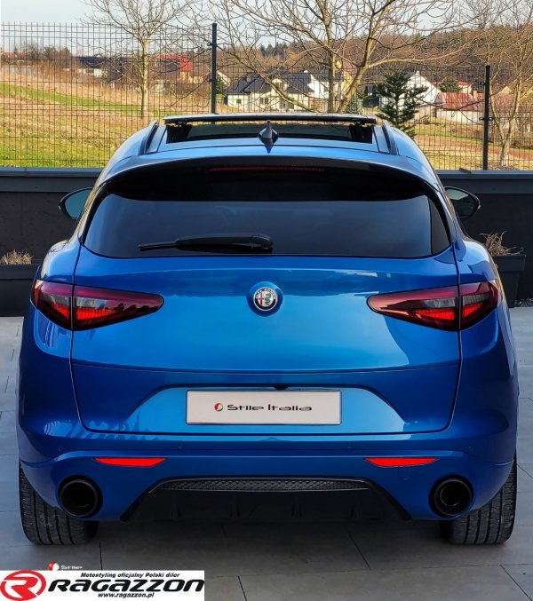 Spoiler klapy lotka boot lip STILE ITALIA CARBON Alfa Romeo Stelvio 2016 - 2024