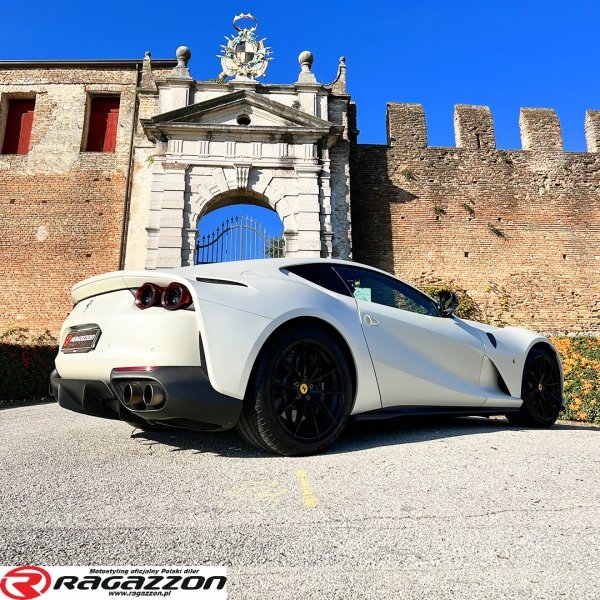 Tłumik końcowy z zaworem Ferrari 812 Superfast Coupe 6.5 V12 (588kW) 2017 RAGAZZON sportowy wydech
