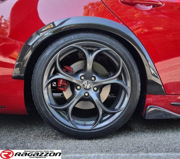 Poszerzenia błotników tylne, wide body CADAMURO CARBON Alfa Romeo Giulia