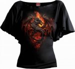 Infernal Duel - Ladies Bat Top Spiral