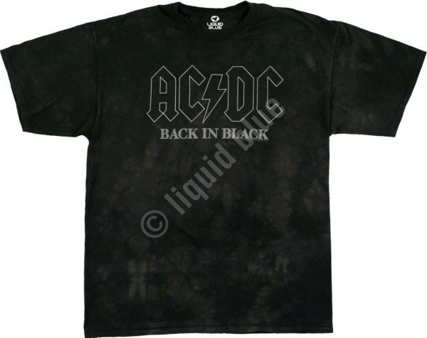 ACDC Back In Black - Liquid Blue