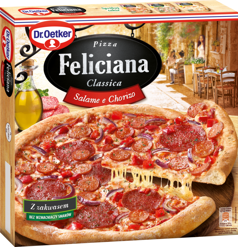 [Dr. Oetker] Pizza Feliciana SALAMI &amp; CHORIZO 320g/5szt