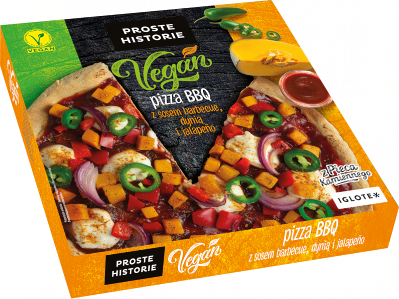 [PROSTE HISTORIE] pizza vegan BBQ 340g/5
