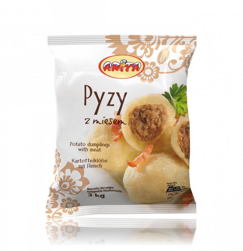 [ANITA] Pyzy z mięsem 3kg/4