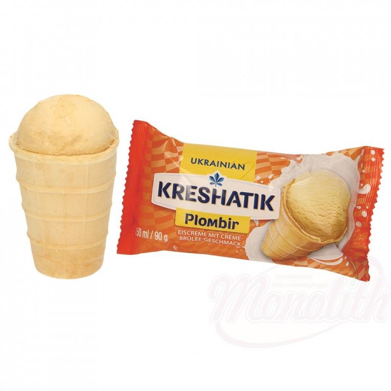[LASUNKA] Lody w wafelku o smaku  Creme Brulee 150ml/24
