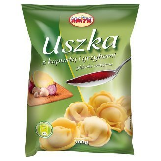 [ANITA] Uszka z kapustą i grzybami 300g/12szt