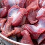 6001 Zoładki drobiowe / Chicken gizards  10 x 1 kg